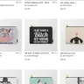 Society6 - products with words. zipper bags - Photo 3