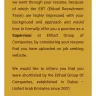Etihad Group Of Companies - job offer