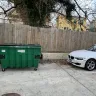 Waste Management [WM] - blocking car with dumpsters. - Photo 1
