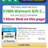 Reward Zone USA - $1000 walmart gift card - Photo 1