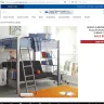 Rooms To Go - build-a-bunk gray 4 pc full/futon loft bed sku: 3832118p - Photo 2