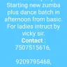 Zumba - uncertified coaching by idec dance and event company