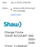 Shaw Communications - billing