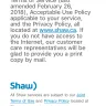 Shaw Communications - billing