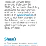 Shaw Communications - billing