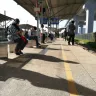 KTM / Keretapi Tanah Melayu - waiting long time in ktm station under hot sun