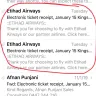 Etihad Airways - changed our confirmed booking without notifying us - Photo 9
