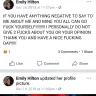 Dollar General - emily hilton manager who put customers on fb and cuss to customers