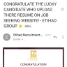 Etihad Group Of Companies - I was offered a job at etihad group of companies
