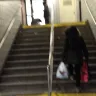 MTA - crack smoking in mta staircase - Photo 1