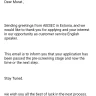 AIESEC International - not approaching seriously to an accepted candidate - Photo 1