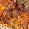Roman's Pizza - burnt and dried pizza