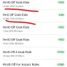 Grabcar Malaysia - points redemption