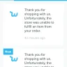 Wish - refunded