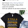 TeeChip - unexplainable tina t-shirt that reads iris