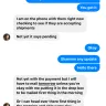 Apple - the person received my from facebook pay, I have paid 230$ after, receive her she block my facebook also letgo chat