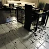 The Brick - tempered glass dining table - Photo 2