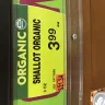 Shaw's - organic produce vs regular produce