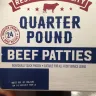 Meijer - restaurant quality quarter pound beef patties 24pk