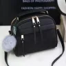 Wish - women messenger handbag inclined shoulder bag crossbody pu leather satchel sling bag - Photo 1