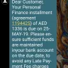 Emirates Islamic Bank - fine for donating to charity