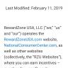 Reward Zone USA - never got $1,000. gift card - Photo 2