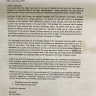 TD Bank - letter for inheritance scam