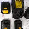ShopGoodwill - dewalt 12 volt charger and 3 batteries - Photo 1