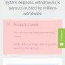 Neteller - my account permanently closed why