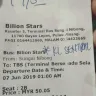 Billion Stars Express - counter selling fake ticket - Photo 1