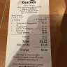 Quiznos - not honoring what’s on coupon
