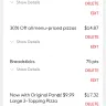 Pizza Hut - over charge on app order deals