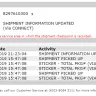 ABX Express - slow update of tracing number