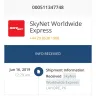 Skynet Worldwide Express - parcel of ladies dresses