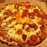 Casey's - large half cheese and half pepperoni