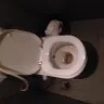 Starbucks - I had to clean the toilet to sit on it
