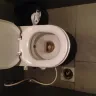 Starbucks - I had to clean the toilet to sit on it