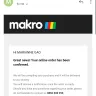 Makro Online - online delivery... have not received after a month now!