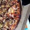 Domino's Pizza - burn pizza, unfriendly employee