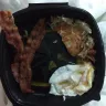Bob Evans - ordered a rise and shine for delivery, it was inedible.