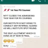 NIT Trichy - institute is not willing to conduct institute spot round to fill the vacant seats for m. tech program