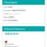 Skyscanner - ticket booked via skyscanner