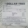 Dollar Tree - my receipt and the petty over charge.