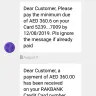 Rakbank / The National Bank of Ras Al Khaimah - Credit card interest collection