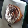 Cinnabon - cinnamon bun poorly crafted