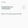 Thompson Cigar - $14.95 monthly subscription that was never authorized.
