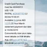 Next Millenium Credit Card - fraudsters transactions done on my credit card.