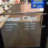 Great Clips - locked the door before 8 pm in out faces