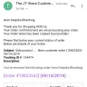 The JT Store - there is no information about my order??!!