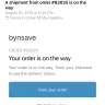 Bynsave - never received order and can't contact anyone